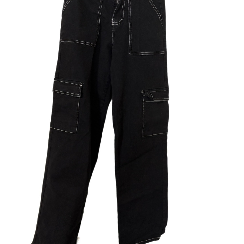Fashion Nova Black Straight Leg Pants